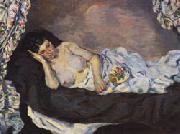 Armand guillaumin Reclining Nude oil